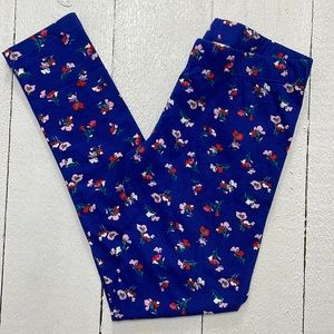 Crazy 8 Girls Floral Leggings NWT Size 14 XL